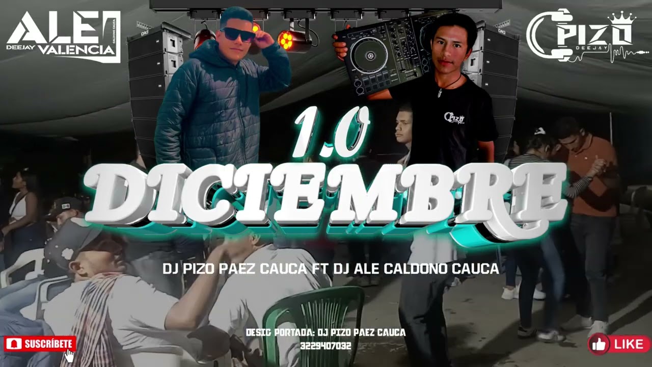 Mix Decembrino 1.0 - Dele Por Ahí - El Pájaro Campana - Catalina _ Dj Ale Valencia Junto A Dj Pizo