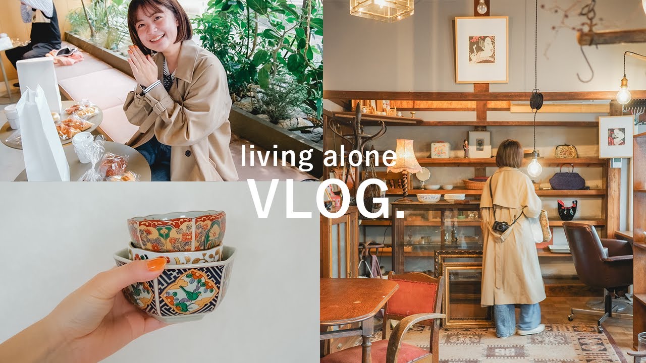 陶器市で器とインテリアを満喫🫶🏻購入品紹介,自炊,暮らしvlog