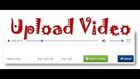 Angular JS : file upload -- preview, upload and load videos with php