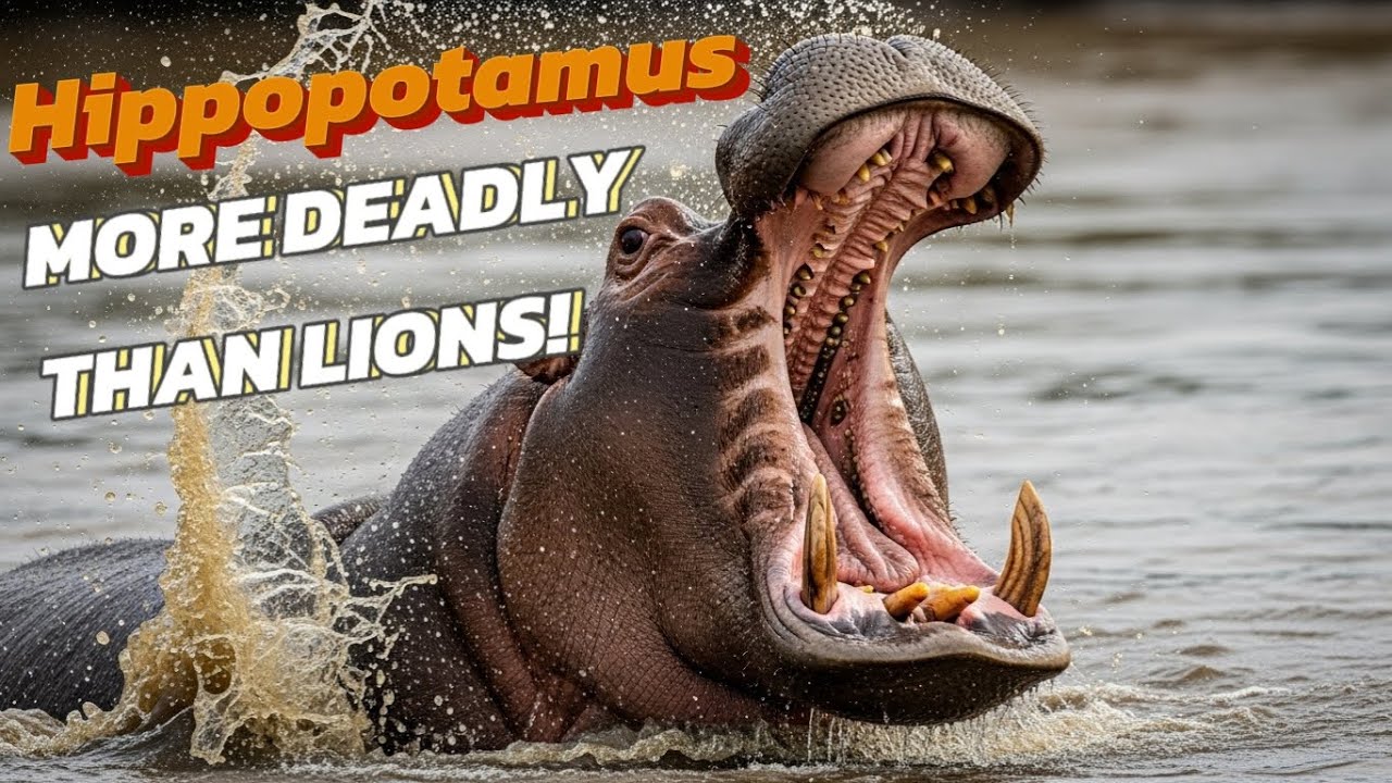 Hippopotamus: The Deadliest Animal You Should Never Mess With