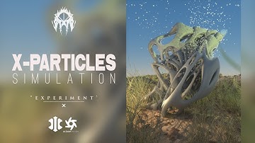 Xenomorph in Motion - Cinema 4d,Octane Render,X-Particles