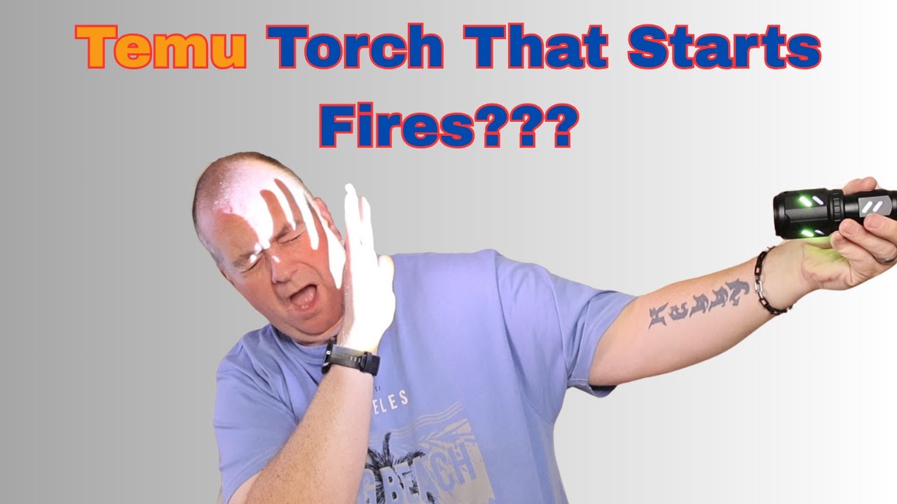 Seriously High Powered Torch From Temu - Can It Really Start Fires???
