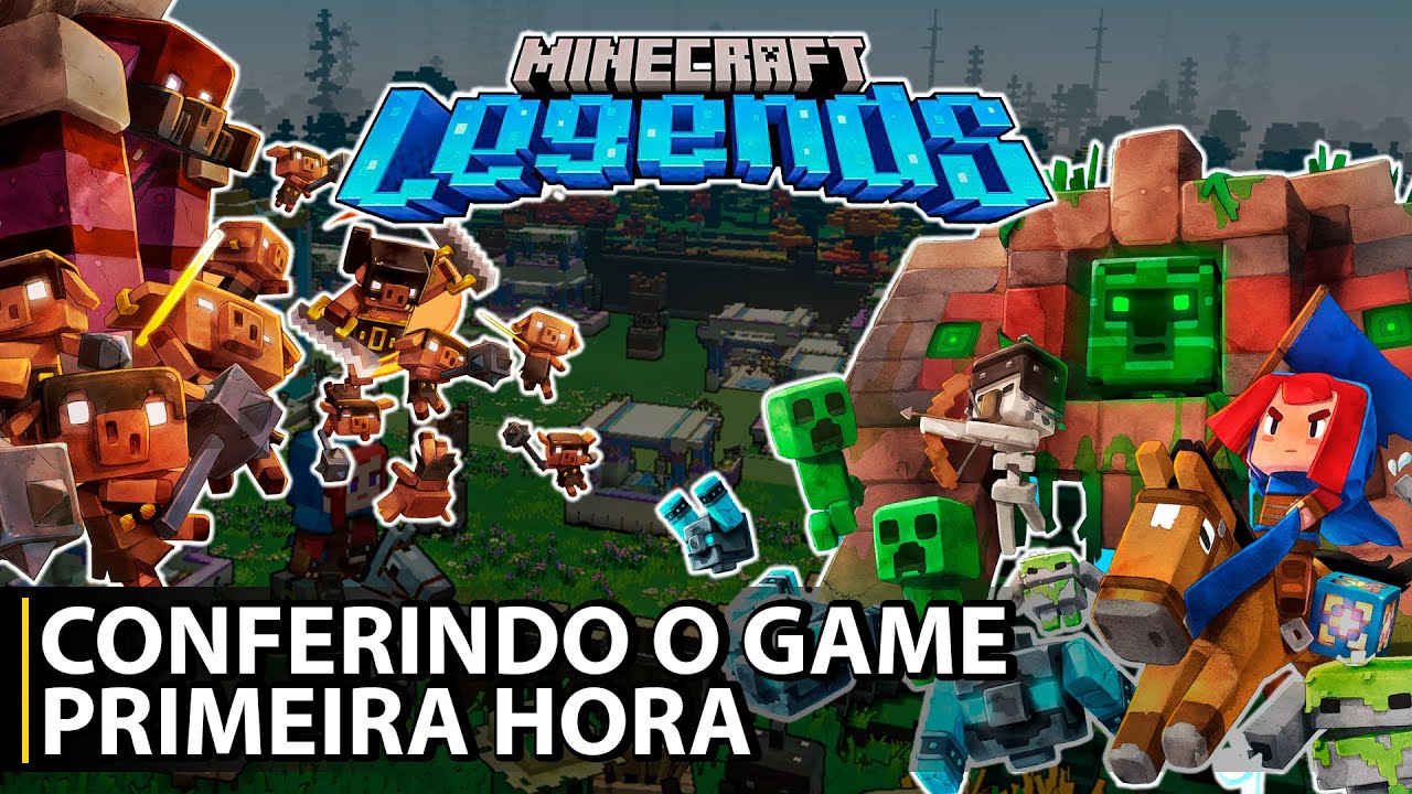 Apresentando Minecraft Legends, um jogo de estratégia e ação que