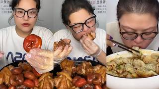 Mukbang food challeng new with real sound #d9mukbang #mukbang screenshot 5