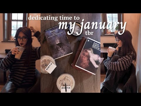 dedicating time to my january tbr 🦢 reading journal tour 