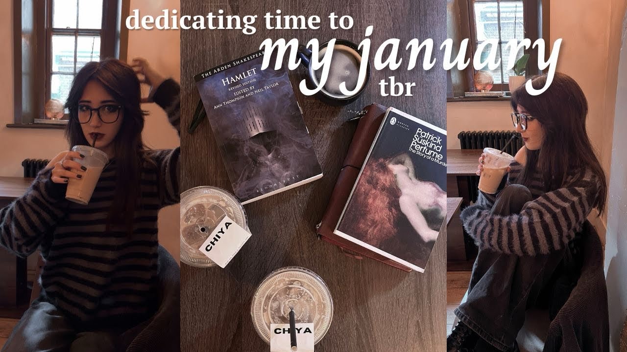 dedicating time to my january tbr 🦢 reading journal tour 