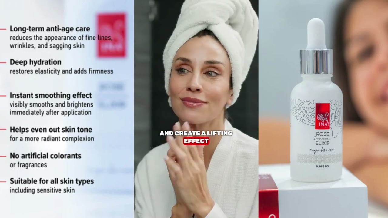 Intensive Anti-Age Face Serum with Organic Rose Oil – Rose Elixir