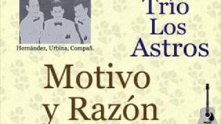 Trío Los Astros: Motivo y Razón  -  (letra y acordes) chords