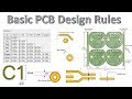 Basic PCB design rules that you must follow to make error free PCB