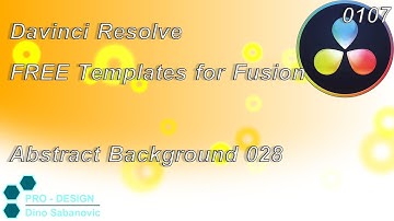 0107 Davinci Resolve FREE Templates for Fusion Abstract Background 028