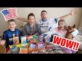 New Zealand Family Tries AMERICAN GIRL SCOUTS COOKIES and BEEF JERKY sent in from Missouri!!