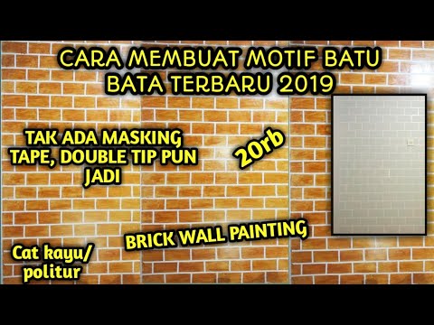  Cara  membuat  motif  batu  bata  YouTube