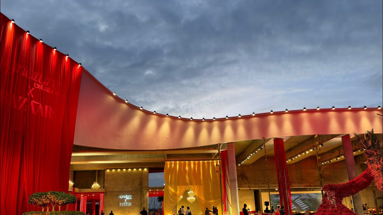 signature farmhouse event ￼ set up 