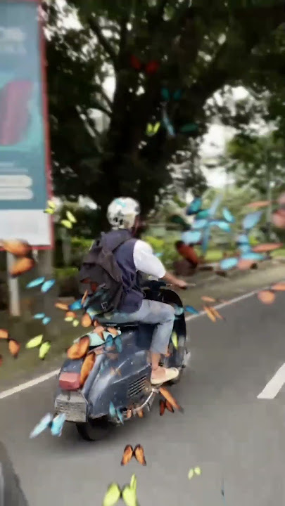 🎒 Anak SMA Naik Vespa – Gaya Santai Anak Sekolah Zaman Sekarang! 🛵 #vespa #vespaindonesia #twostroke