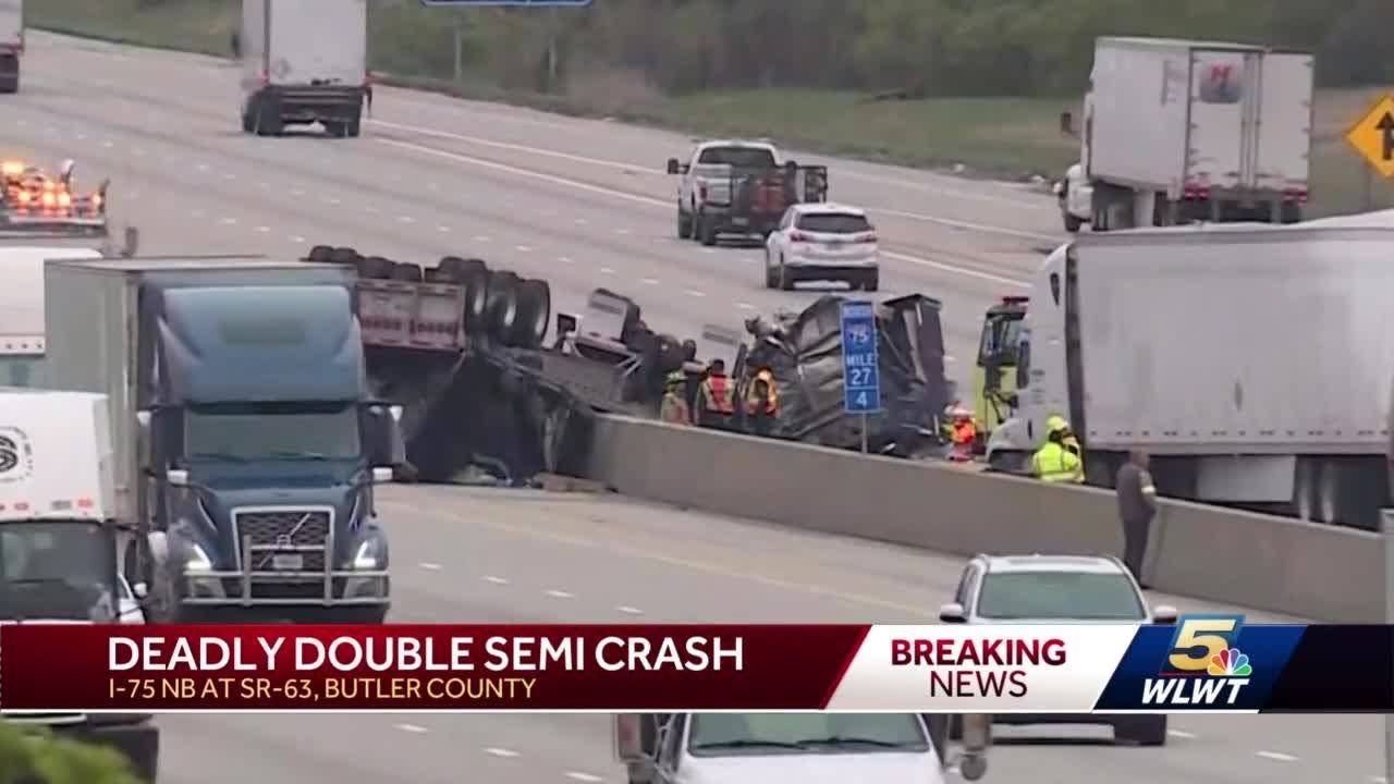 Fatal crash involving two semis shuts down NB I-75 in Butler County ...