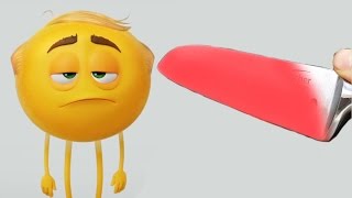 The emoji movie trailer but after every bad joke a GLOWING 1000 DEGREE KNIFE cuts something