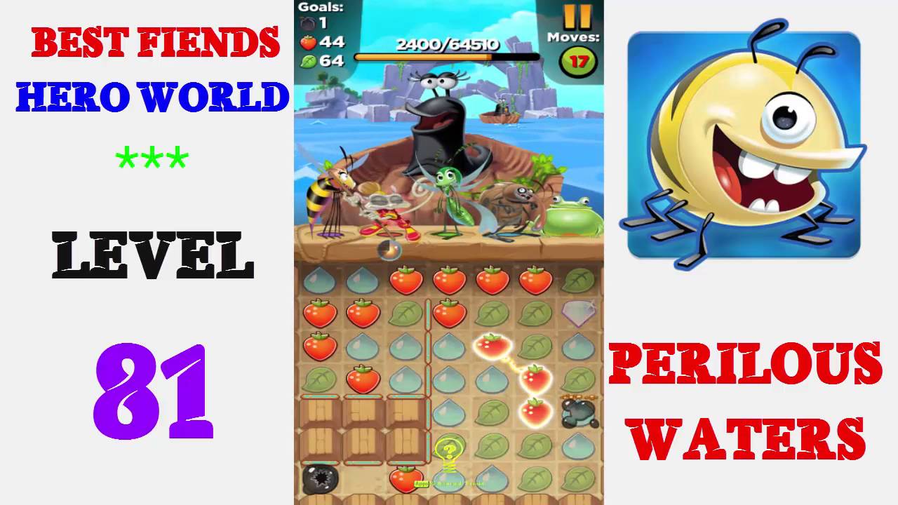 Best Fiends Hero Level 81 - Walkthrough