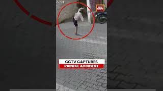 Viral Video | CCTV CAPTURES PAINFUL ACCIDENT #chandigarh #accident #cctv #shortsviral
