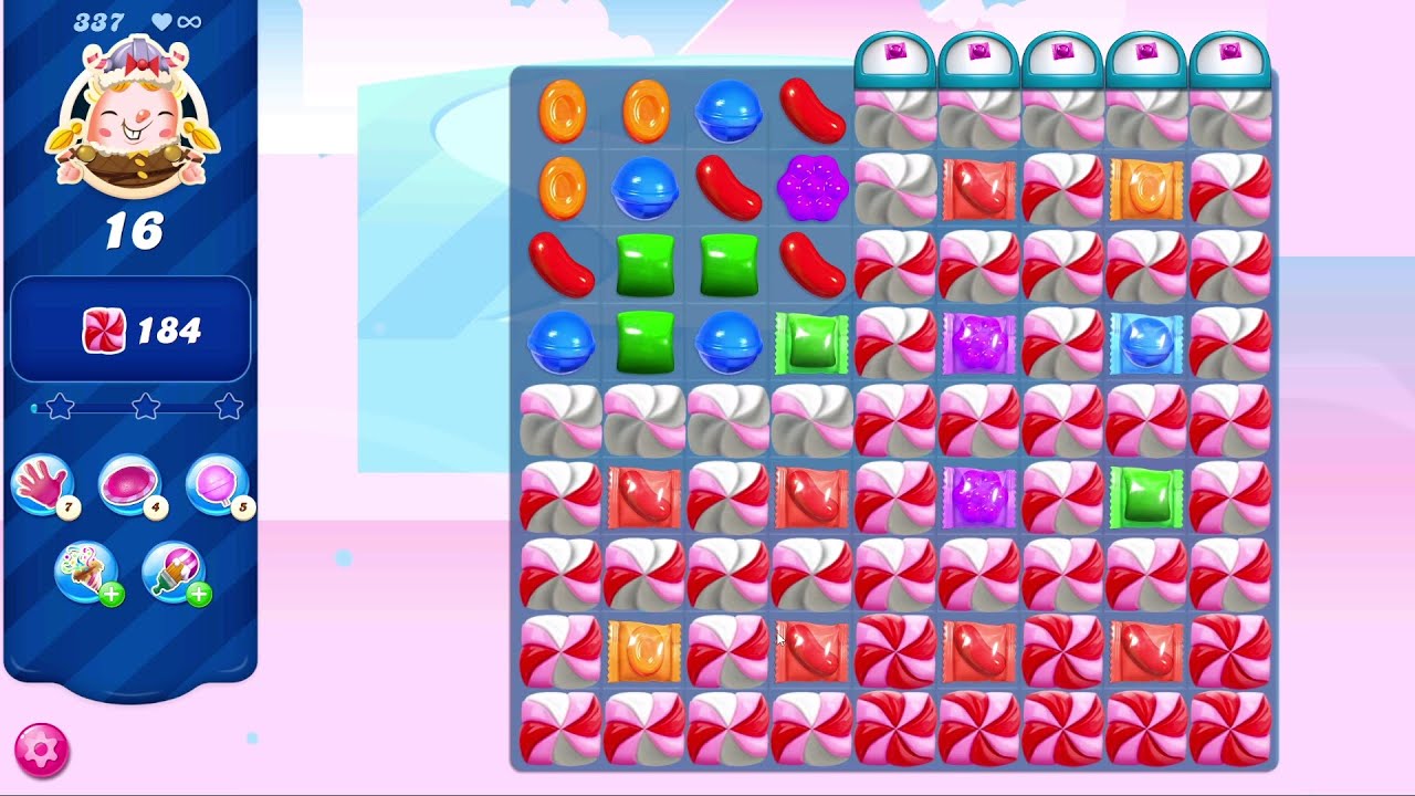Candy Crush Saga LEVEL 337 | NO BOOSTERS (new version*)✔️