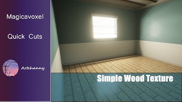 Magicavoxel Quick Cuts: Simple Wood Texture