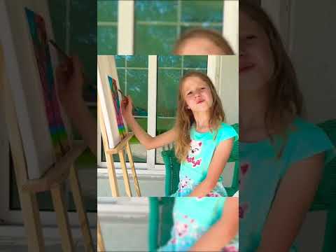 Nastya And Dad Receive Drawing Lessons From A Famous Contemporary Artist Shorts