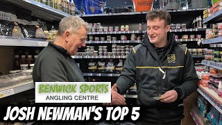 Another valuable addition to our Top 5 series from Josh Newman....Iain was surprised by one of them!
