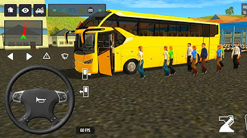 Indonesia Coach bus driving | Euro bus simulator 2025 Android gameplay #game 1
