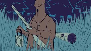 música: run rabbit run, legendado em pt-br, com animação de fundo do jogo little nightmares 2
