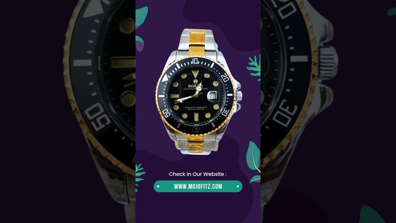 Rolex Submariner – Black Dial | Two-Tone Chain 