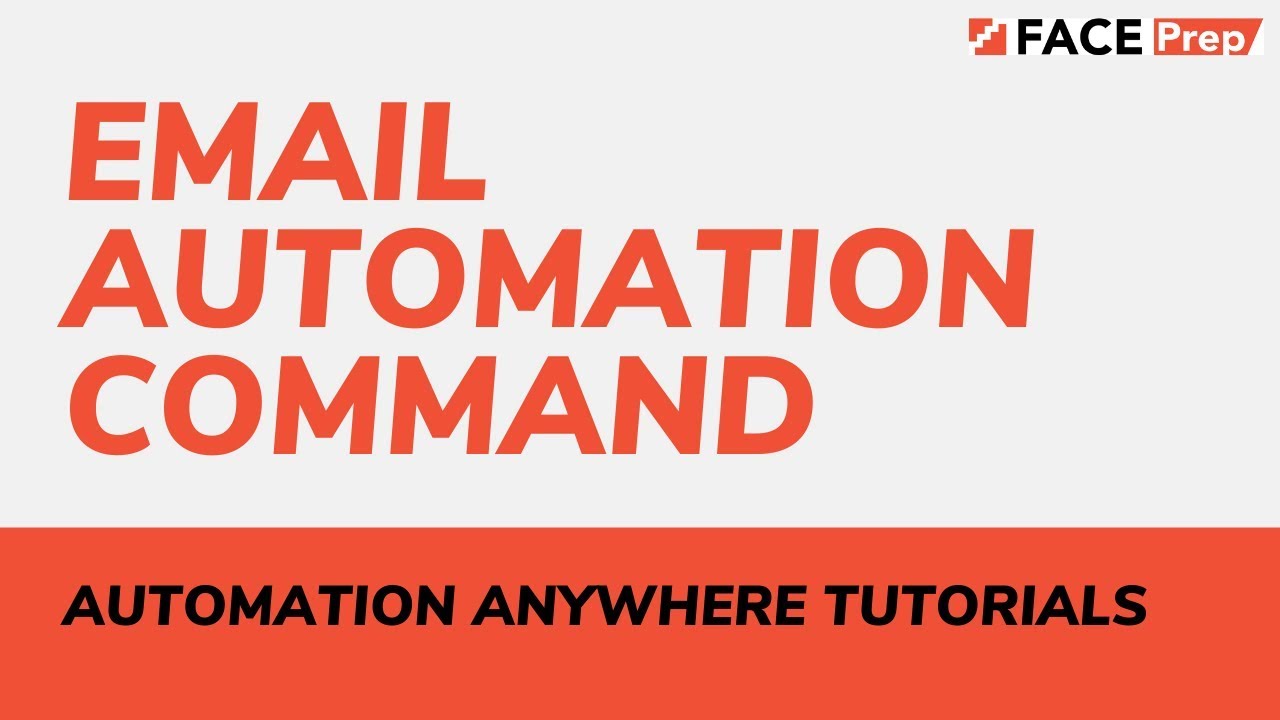 Email Automation Command in Automation Anywhere - YouTube