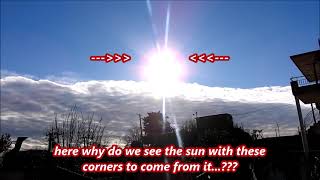 Different Layers of Clouds Are Moving In Different Directions at Same Time - The Hexagonal Sun