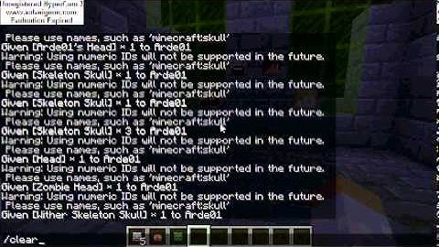 how to get player heads in Minecraft 1.7.2