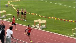 10.40 (+0.4), 20.95 (+0.6), 46.50~, 100m 200m 400m (split) PRs