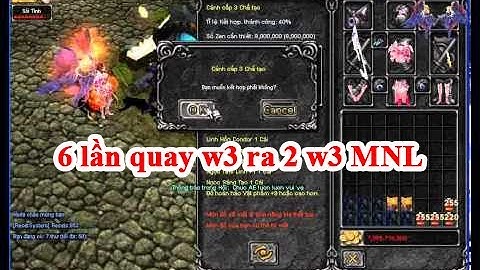Hướng Dẫn Quay Cánh Cấp 3 Game Mu Online || 6 Lần Quay ra 2 Cánh MNL