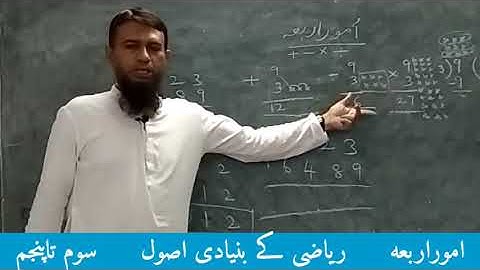 Basic Concepts of Maths | Classes 4&5 | TS Urdu Medium Online Classes | M.A Aleem ریاضی کے اصول