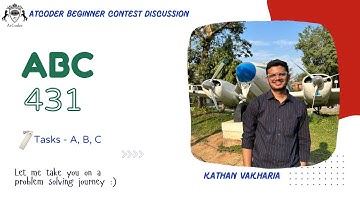 AtCoder Beginner Contest 431 | TOYOTA SYSTEMS Programming Contest 2025 |  | Task A, B, C Discussions