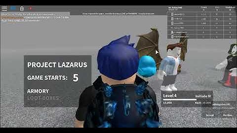 roblox project lazarus first time