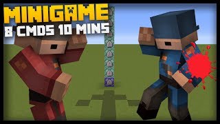 Coding PAINTBALL in Minecraft With Only 8 Command Blocks in 10 Minutes!