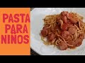 Espagueti con Salchicha delicioso y fácil de hacer