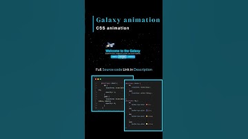 Create Space Effect Website with HTML, CSS, and JavaScriptcircle