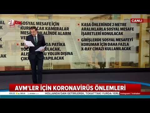 AVM'ler İçin Koronavirüs Önlemleri! / A Haber | A Haber