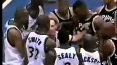 KEVIN GARNETT BITCH SLAP TIM DUNCAN