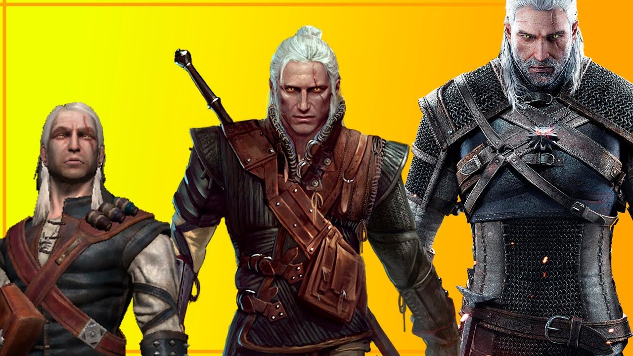 Как менялся Геральт из Ривии | Ведьмак 1-3. Сериал The Witcher от ...