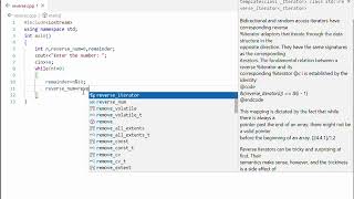 REVERSE A NUMBER IN C++