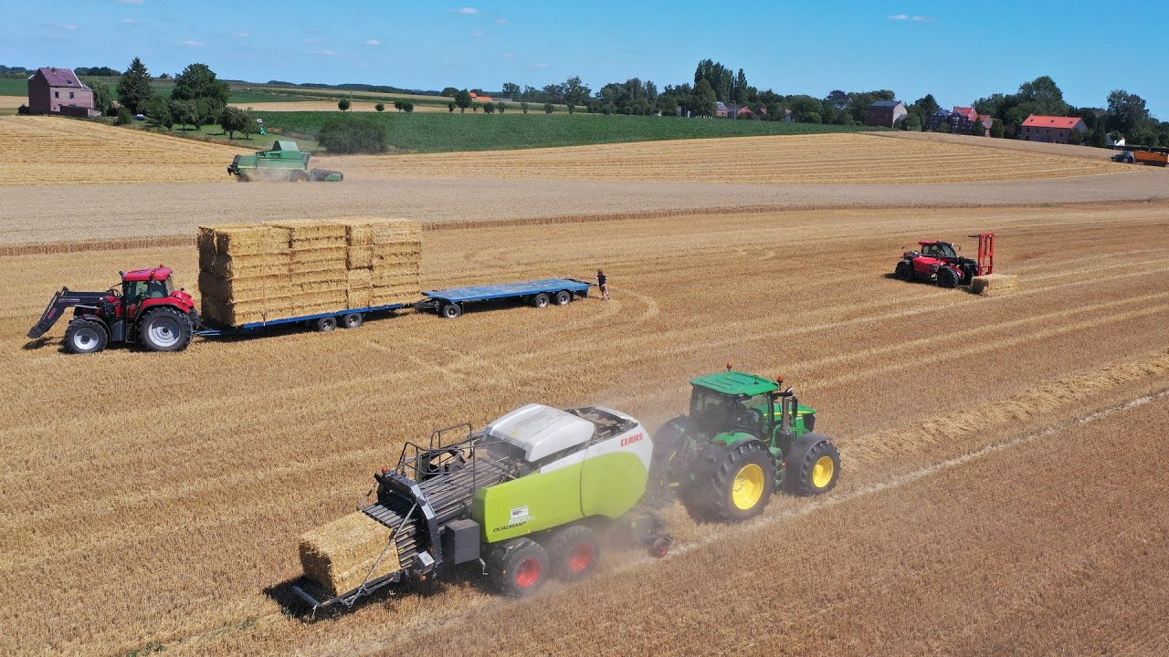 Une après-midi de paille à l'entreprise Baugniet & fils !