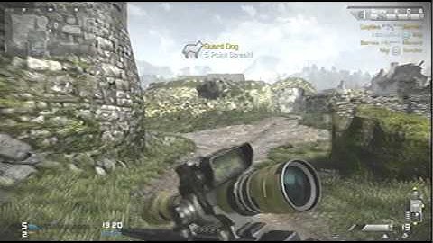 COD Ghosts Quickscoping (Short Clip against Bots)