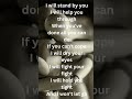 I will stand by you I Won't let Go - Rascal Flatts