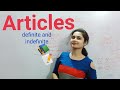 Articles definite and indefinite