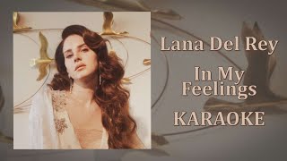 Lana Del Rey  In My Feelings karaoke Version