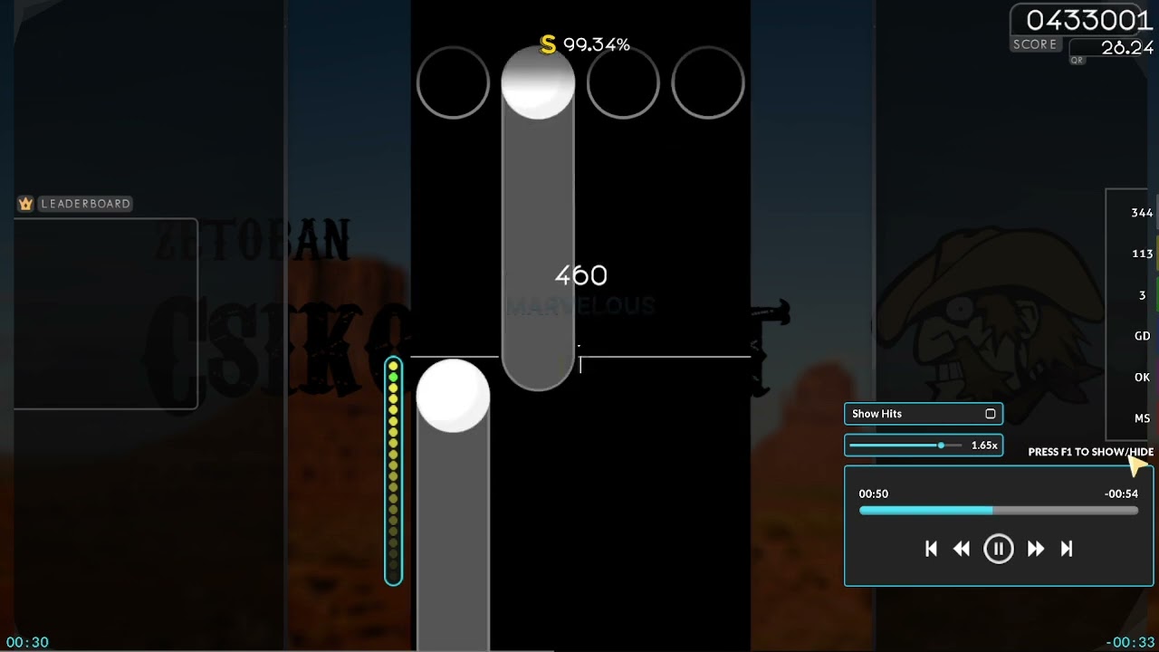 [Quaver] zetoban - Csikos Post (Hard 1.65x - 26.6) SS choke 😭😭😭